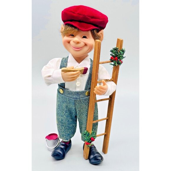 Karen Didion Originals Other - Karen Didion Originals Christmas Elf Painter Ladder 9 inch Figure